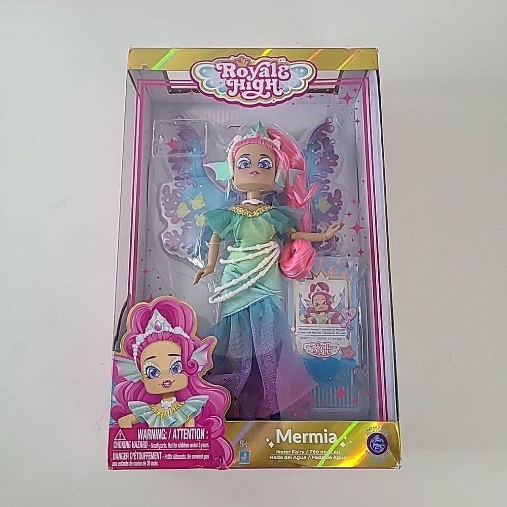 Mermia Water Fairy Royale High Fashion 9” Doll *NO CODE*